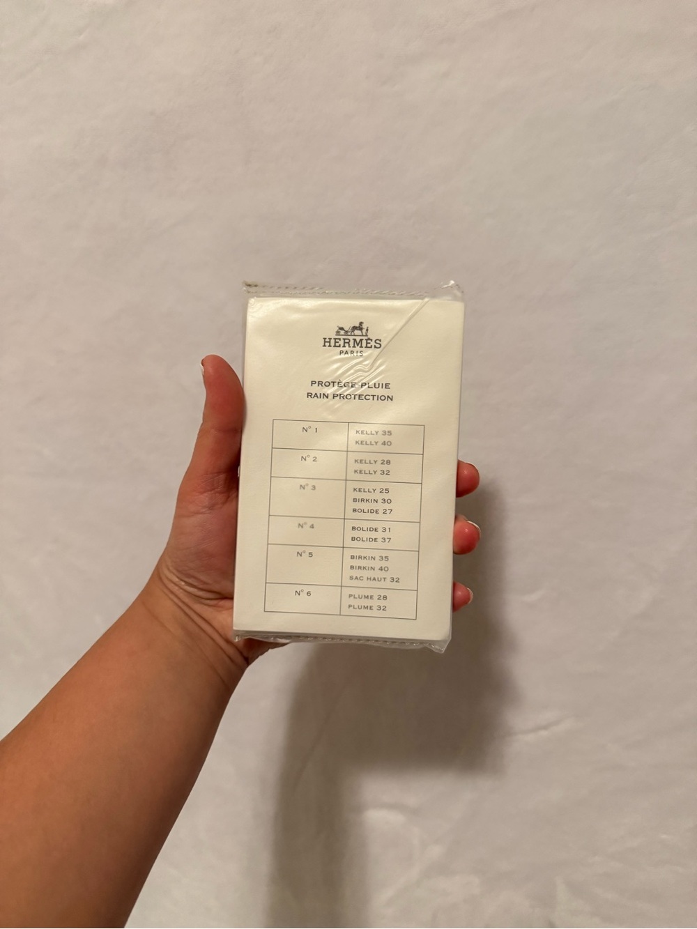 Authentic Hermès Protège-Pluie (Rain Protection) Cover Set #5